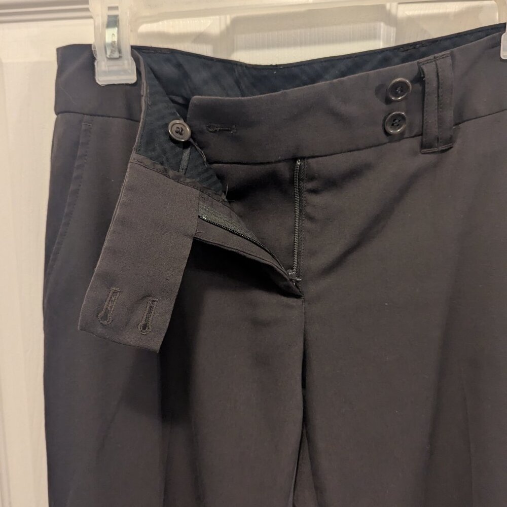 BCBG Max azria dark brown dress slacks - 2 - Picture 3 of 5